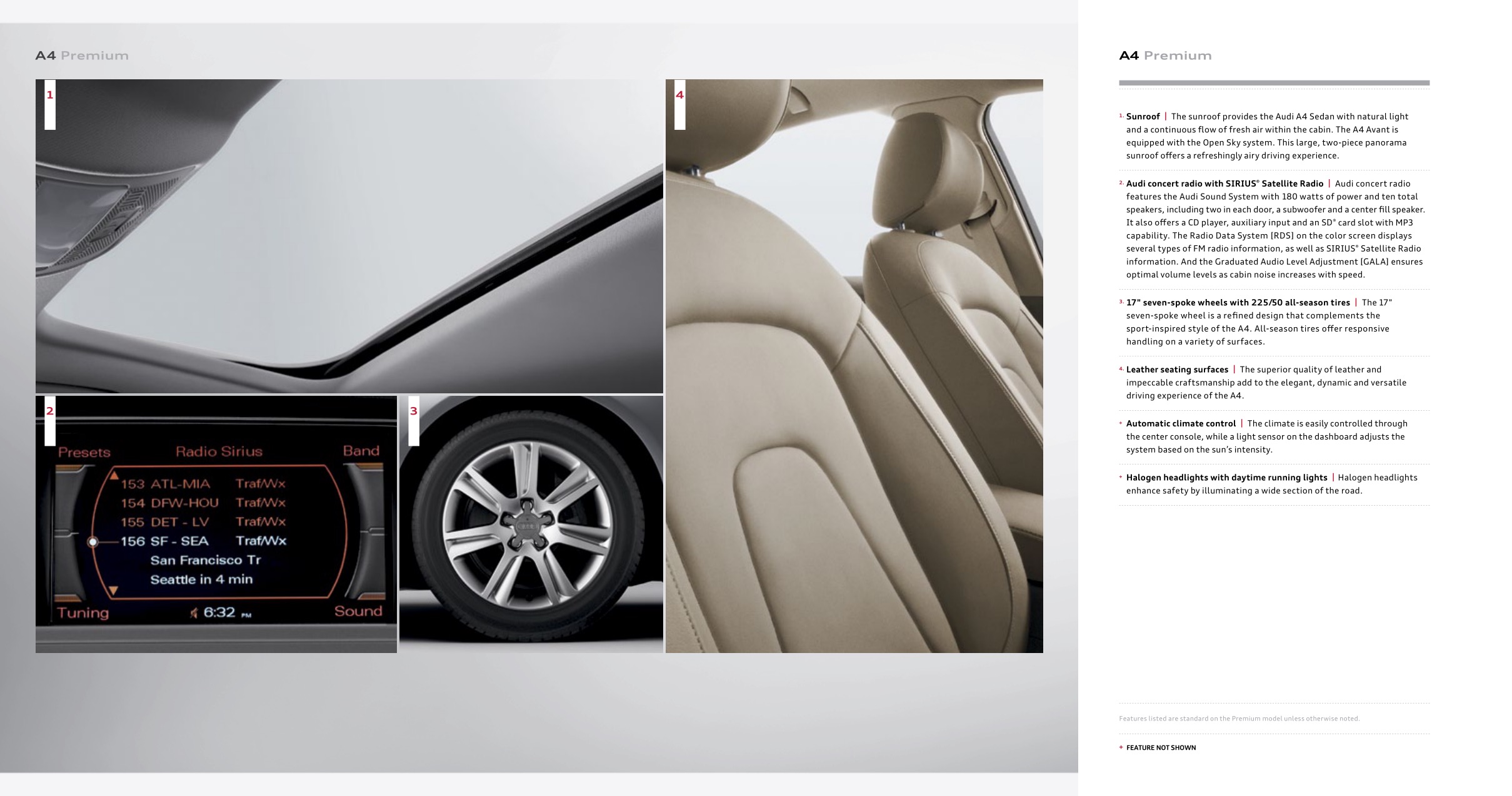 2010 Audi A4 Brochure Page 12